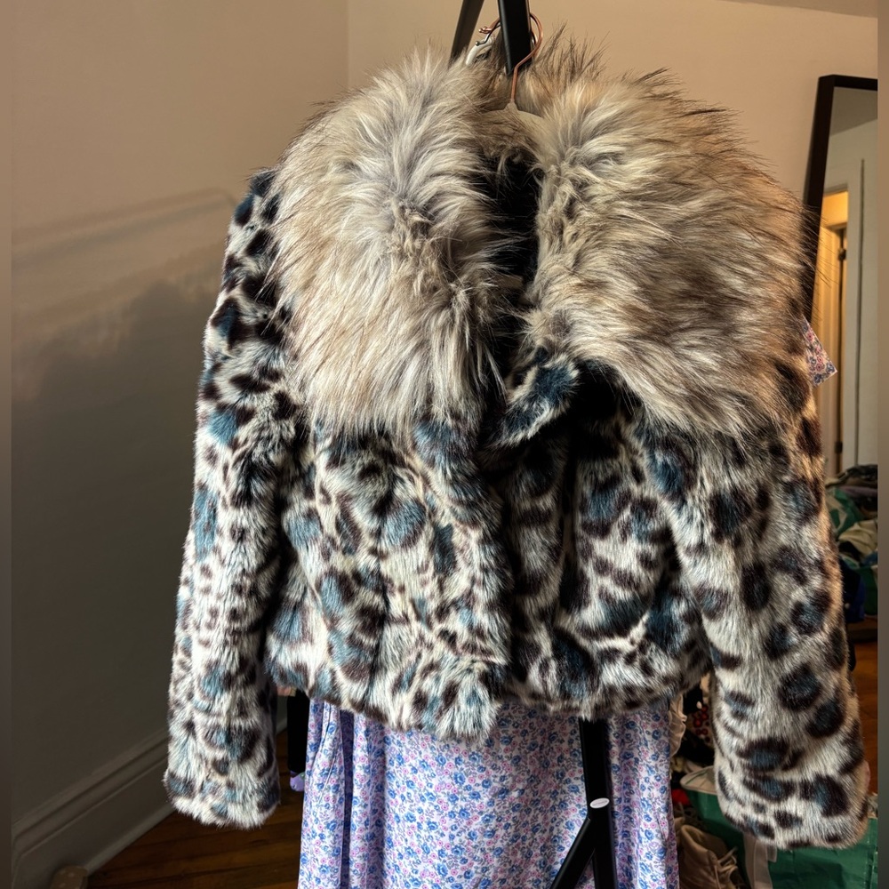 Unreal Fur cropped jacket